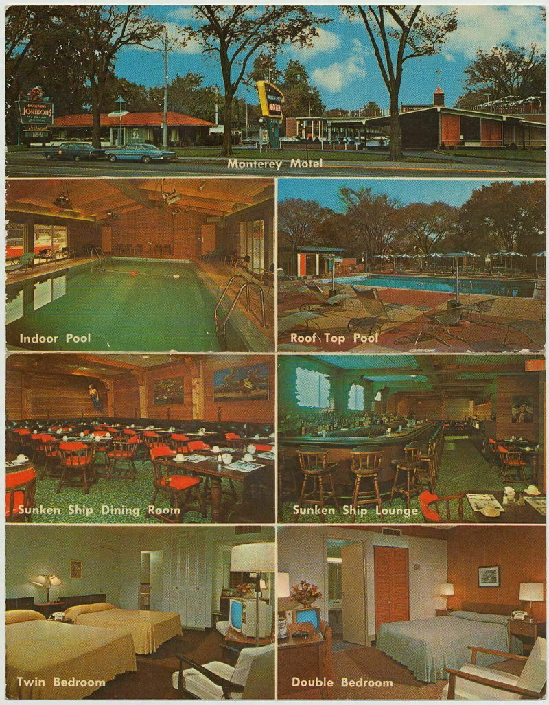 Monterey Motel - Old Postcard (newer photo)